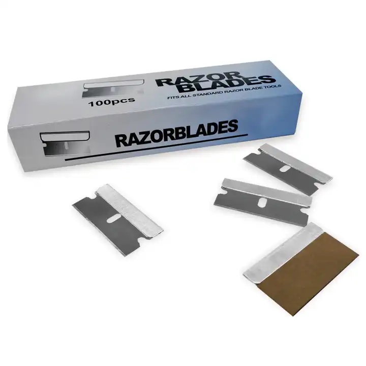 100pc Packed Box Cutter Replacement Blade Single Edge Razor Blades