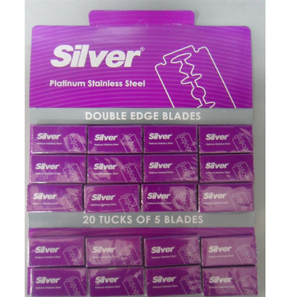  Super Stainless Steel Microcoat Double Edge Razor Blade