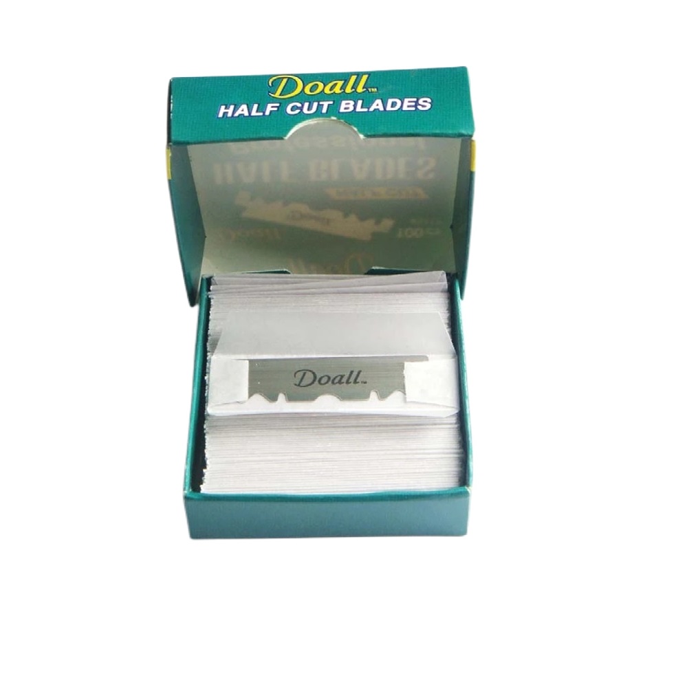 Barber Razor Blades Cutting Premium Single Edge half Stainless Steel Blade